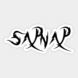 Sapnap Merch Sapnap Logo Sticker